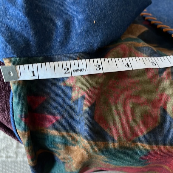 Diamond L Western Wear Patterned Denim Jean Jacket sz L - Picture 8 of 9